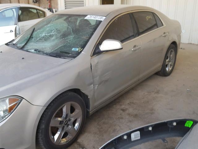 1G1ZC5E02AF198883 - 2010 CHEVROLET MALIBU 1LT თაფლისფერი ფოტო 9