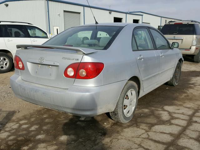 1NXBR32EX7Z766308 - 2007 TOYOTA COROLLA CE SILVER photo 4