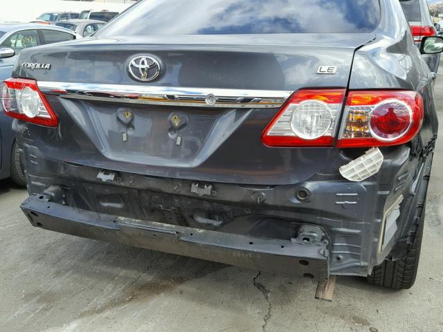 2T1BU4EE2CC824567 - 2012 TOYOTA COROLLA BA GRAY photo 9