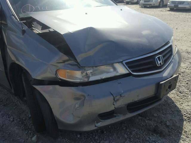 2HKRL18912H507647 - 2002 HONDA ODYSSEY EX GRAY photo 9