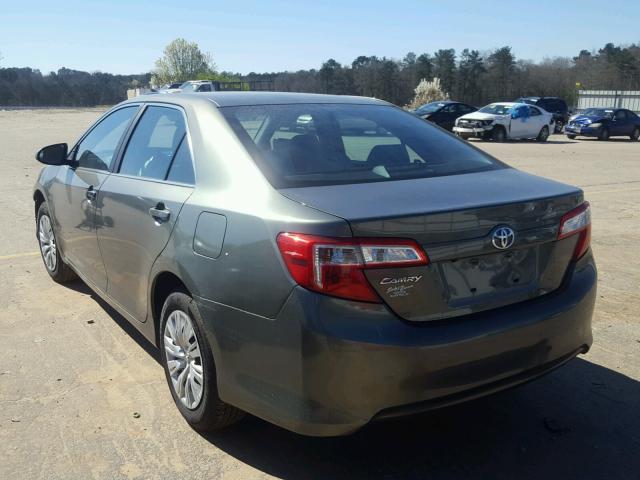 4T1BF1FK5EU799307 - 2014 TOYOTA CAMRY L GREEN photo 3