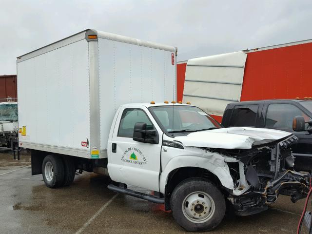 1FDRF3G65DEB25095 - 2013 FORD F350 SUPER WHITE photo 1