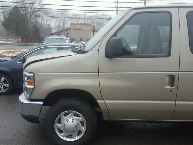 1FBNE3BL0DDB06368 - 2013 FORD ECONOLINE TAN photo 9