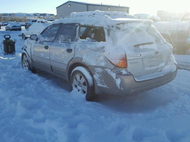 4S4BP61C057373288 - 2005 SUBARU LEGACY OUT GRAY photo 3