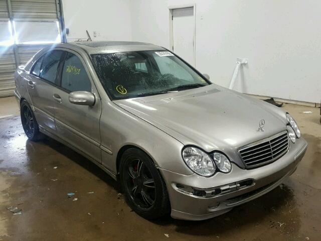 WDBRF40J14F524328 - 2004 MERCEDES-BENZ C 230K SPO GRAY photo 1