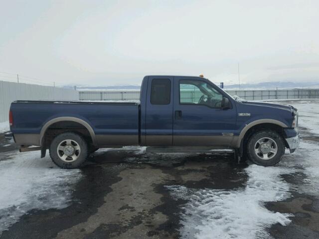 1FTSX20545EB47606 - 2005 FORD F250 SUPER BLUE photo 9