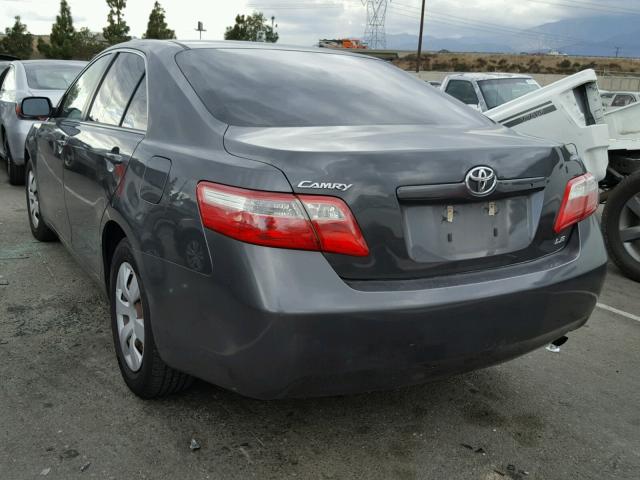 4T1BE46K27U625055 - 2007 TOYOTA CAMRY NEW CHARCOAL photo 3