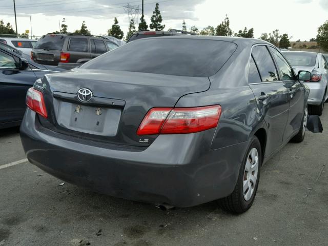 4T1BE46K27U625055 - 2007 TOYOTA CAMRY NEW CHARCOAL photo 4