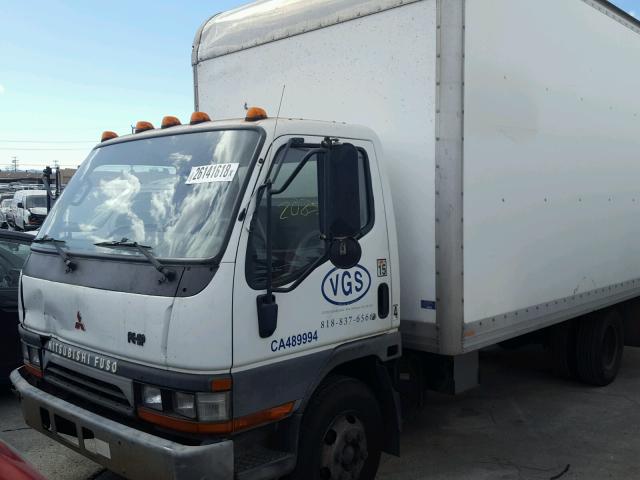 JL6BHF1S44K008494 - 2004 MITSUBISHI FUSO TRUCK OF FE 640 WHITE photo 2