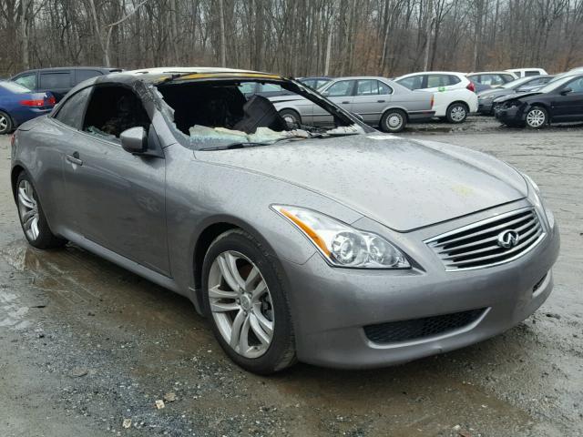 JNKCV66E49M722158 - 2009 INFINITI G37 BASE GRAY photo 1