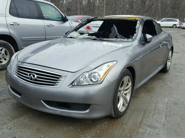 JNKCV66E49M722158 - 2009 INFINITI G37 BASE GRAY photo 2