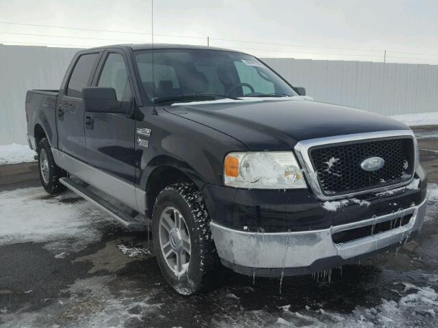 1FTRW12W87KB65872 - 2007 FORD F150 SUPER BLACK photo 1