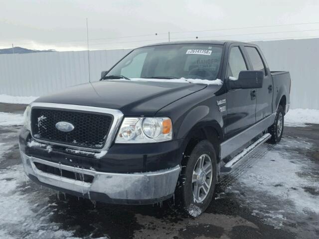 1FTRW12W87KB65872 - 2007 FORD F150 SUPER BLACK photo 2