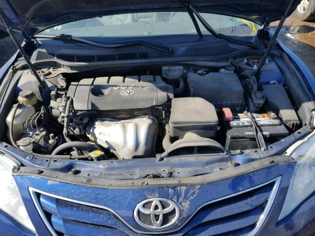 4T4BF3EK6AR014466 - 2010 TOYOTA CAMRY BASE BLUE photo 7