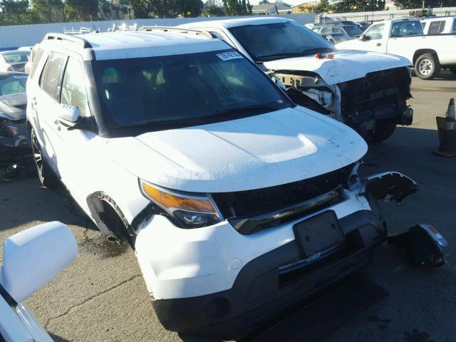 1FM5K7B86DGA93496 - 2013 FORD EXPLORER WHITE photo 1