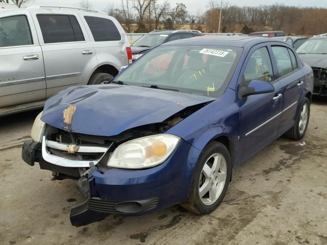 1G1AZ55F867871273 - 2006 CHEVROLET COBALT LTZ BLUE photo 2