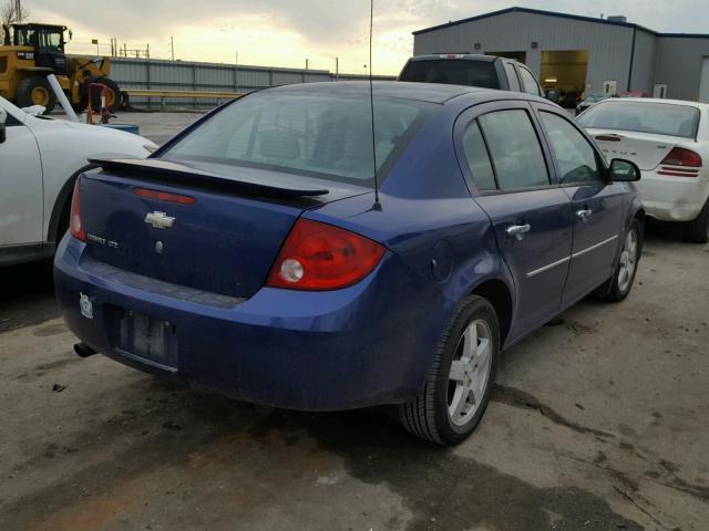 1G1AZ55F867871273 - 2006 CHEVROLET COBALT LTZ BLUE photo 4