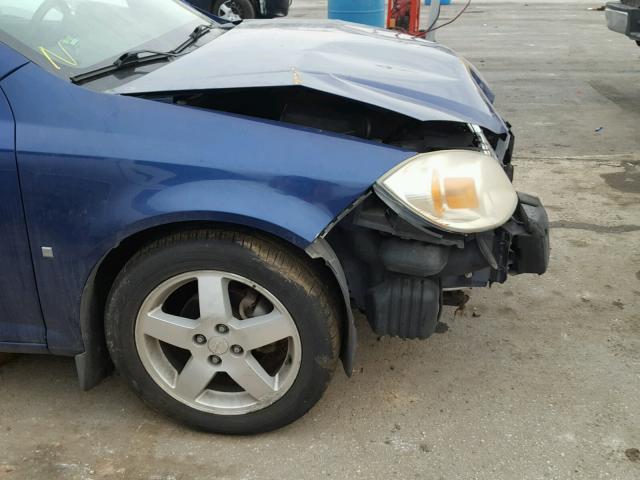 1G1AZ55F867871273 - 2006 CHEVROLET COBALT LTZ BLUE photo 9