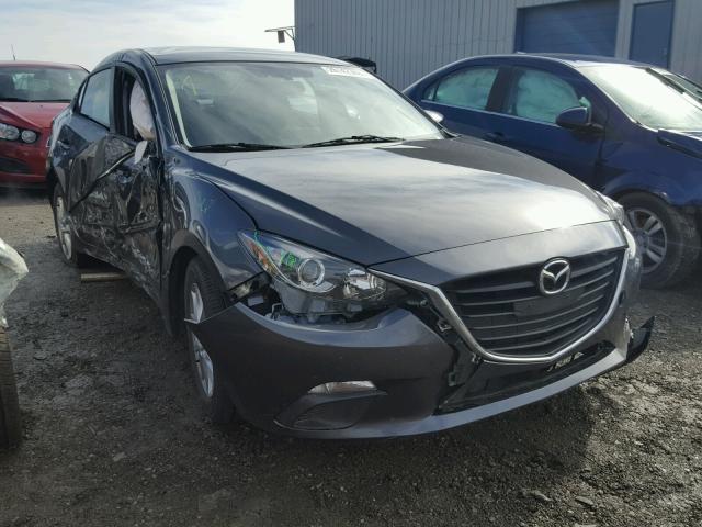 JM1BM1U79G1326166 - 2016 MAZDA 3 SPORT GRAY photo 1