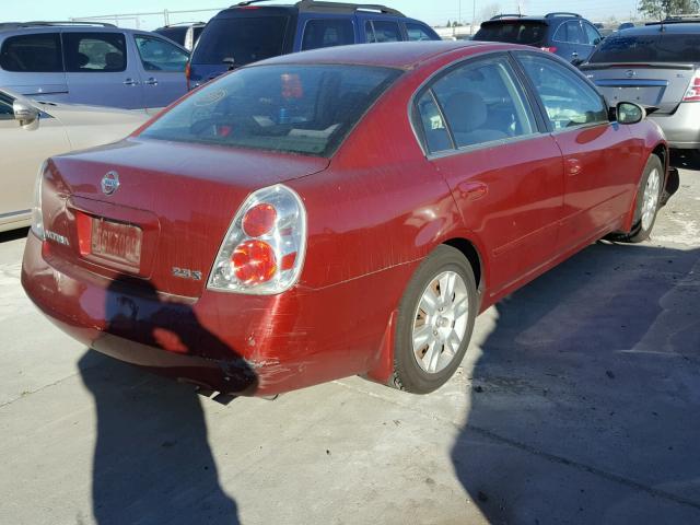 1N4AL11D25C105430 - 2005 NISSAN ALTIMA S RED photo 4