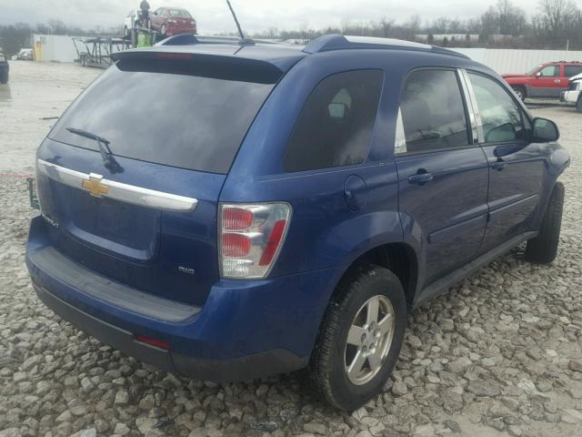 2CNDL43F886013447 - 2008 CHEVROLET EQUINOX LT BLUE photo 4