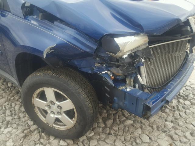 2CNDL43F886013447 - 2008 CHEVROLET EQUINOX LT BLUE photo 9