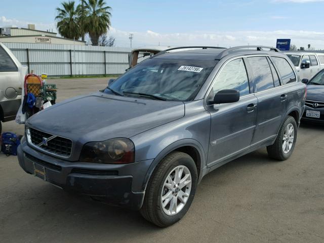 YV1CY592X51143041 - 2005 VOLVO XC90 GRAY photo 2