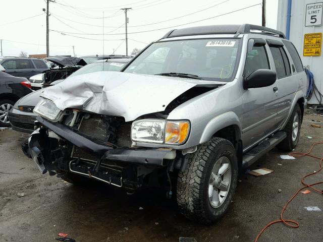 JN8DR09Y04W901733 - 2004 NISSAN PATHFINDER SILVER photo 2