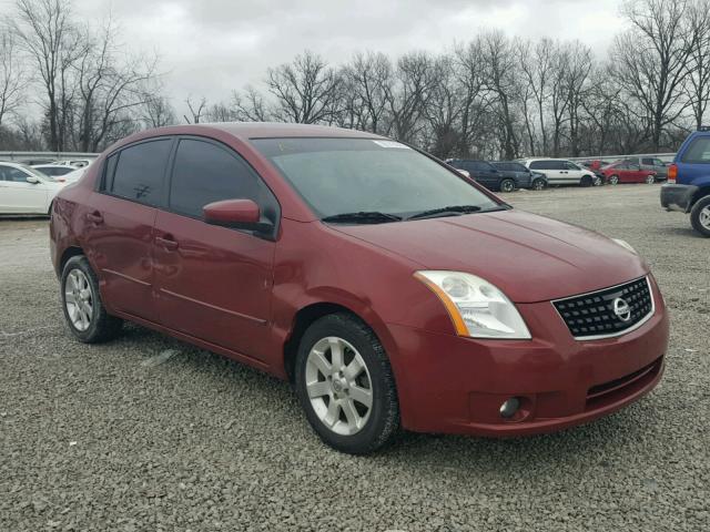 3N1AB61E38L612447 - 2008 NISSAN SENTRA 2.0 MAROON photo 1