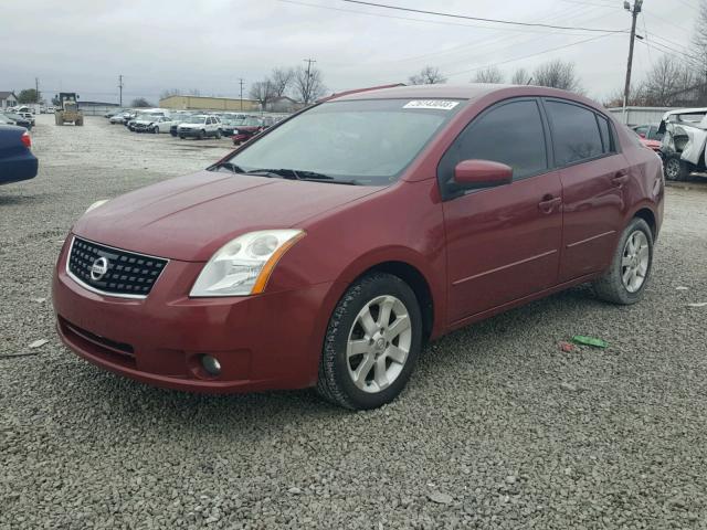 3N1AB61E38L612447 - 2008 NISSAN SENTRA 2.0 MAROON photo 2