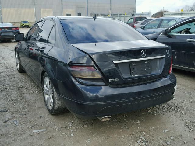 WDDGF54X79R051799 - 2009 MERCEDES-BENZ C 300 BLACK photo 3