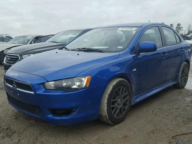 JA32U2FU5BU020709 - 2011 MITSUBISHI LANCER ES/ BLUE photo 2