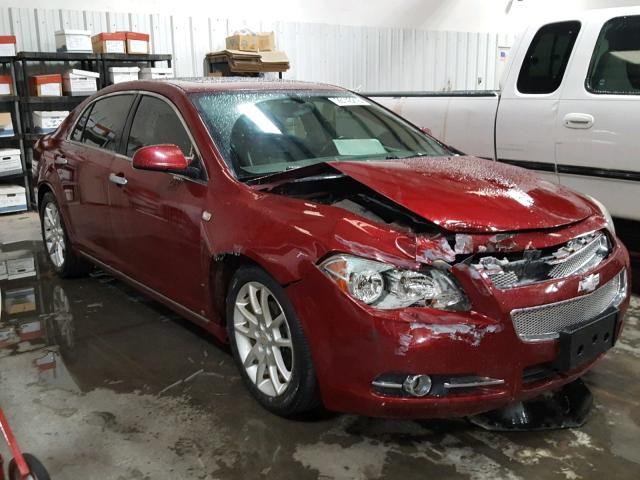 1G1ZK57728F169326 - 2008 CHEVROLET MALIBU LTZ MAROON photo 1