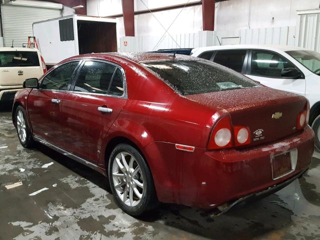 1G1ZK57728F169326 - 2008 CHEVROLET MALIBU LTZ MAROON photo 3