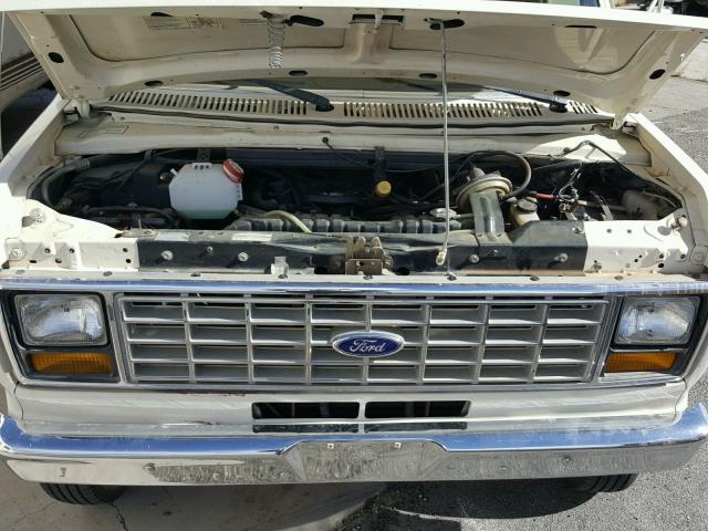 1FDKE30L9HHC21532 - 1987 FORD ECONOLINE WHITE photo 7