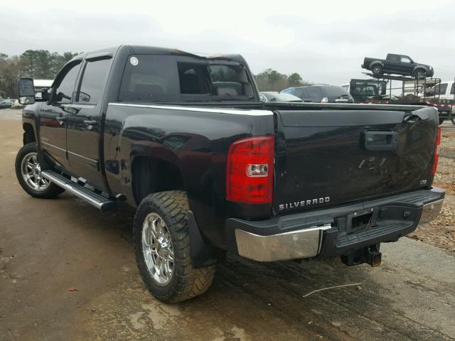 1GC1KYE82DF151811 - 2013 CHEVROLET SILVERADO BLACK photo 3