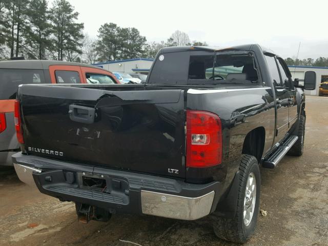 1GC1KYE82DF151811 - 2013 CHEVROLET SILVERADO BLACK photo 4