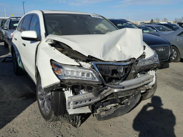 5FRYD4H65GB014963 - 2016 ACURA MDX TECHNO WHITE photo 1