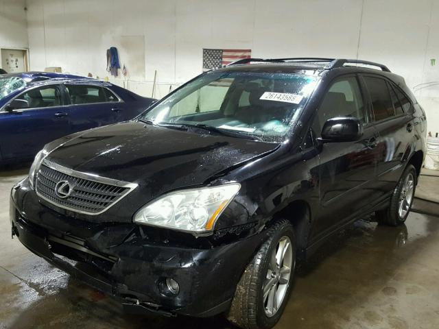 JTJHW31U560031481 - 2006 LEXUS RX 400 BLACK photo 2