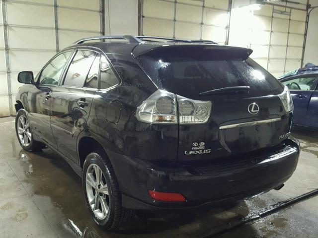 JTJHW31U560031481 - 2006 LEXUS RX 400 BLACK photo 3