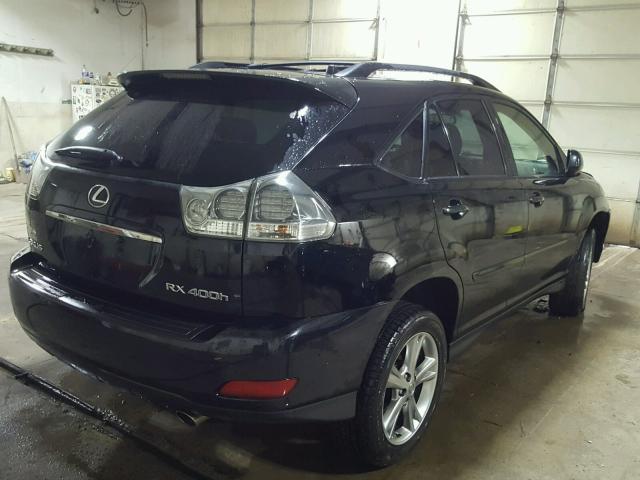 JTJHW31U560031481 - 2006 LEXUS RX 400 BLACK photo 4