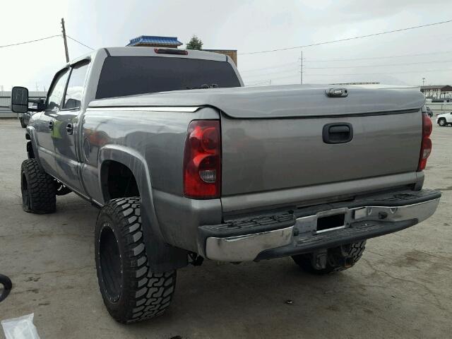 1GCHK23DX6F196185 - 2006 CHEVROLET SILVERADO GRAY photo 3