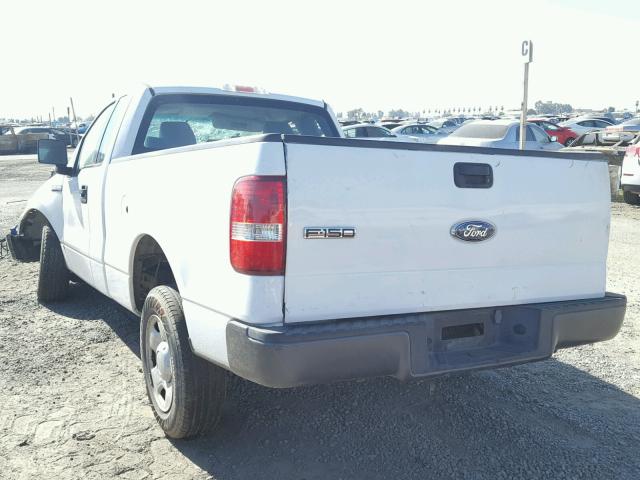 1FTRF12228KE43681 - 2008 FORD F150 WHITE photo 3