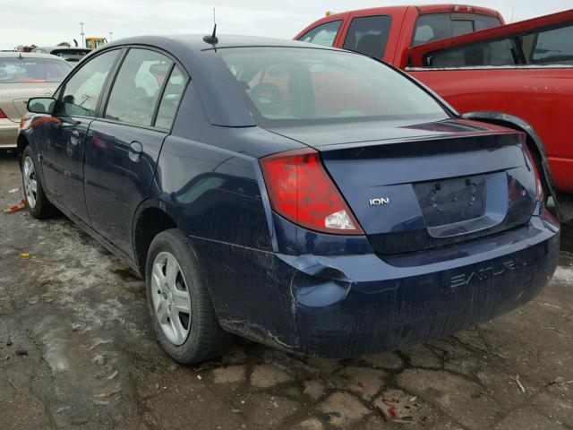 1G8AJ55F97Z119466 - 2007 SATURN ION LEVEL BLUE photo 3