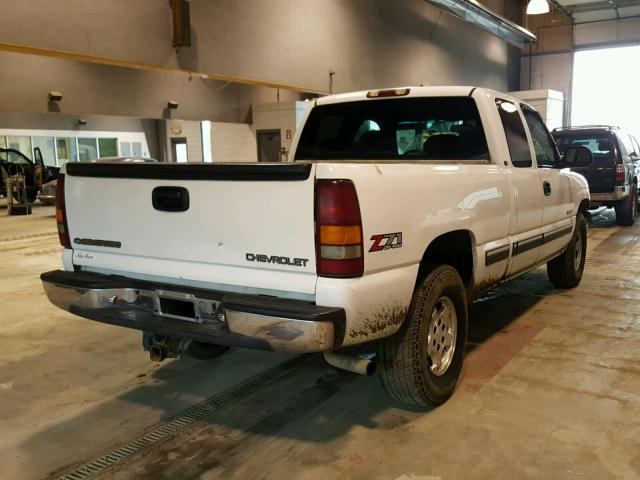 1GCEK19T81Z221054 - 2001 CHEVROLET SILVERADO WHITE photo 4