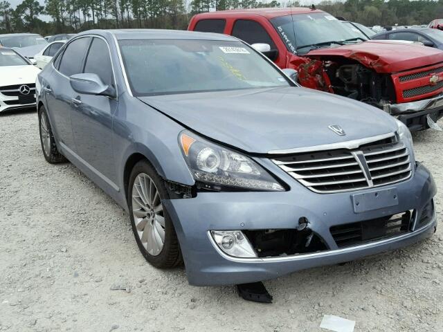 KMHGH4JH6FU095602 - 2015 HYUNDAI EQUUS SIGN GRAY photo 1