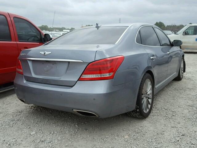 KMHGH4JH6FU095602 - 2015 HYUNDAI EQUUS SIGN GRAY photo 4