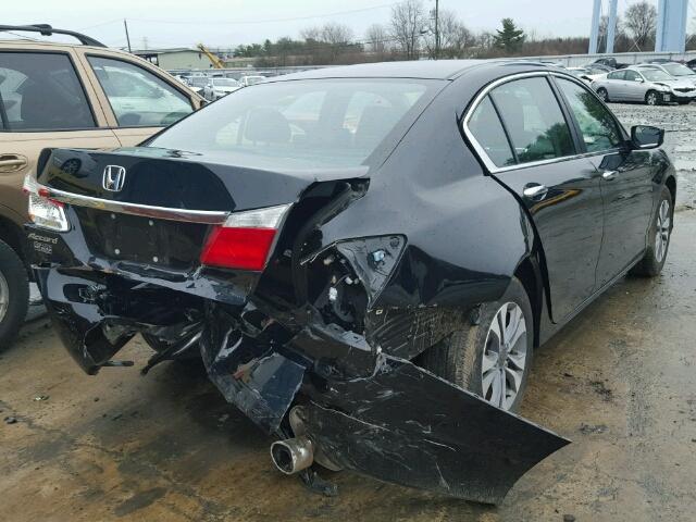 1HGCR2F31FA237424 - 2015 HONDA ACCORD LX BLACK photo 4