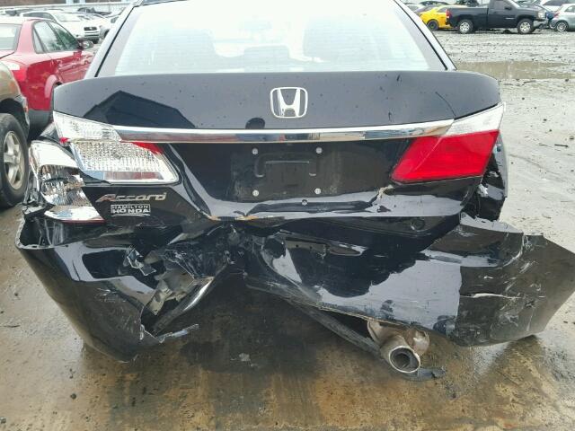 1HGCR2F31FA237424 - 2015 HONDA ACCORD LX BLACK photo 9