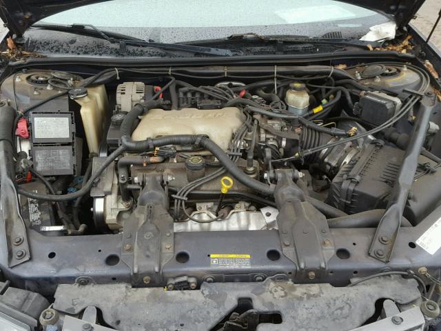 2G1WF52E129266739 - 2002 CHEVROLET IMPALA BLUE photo 7